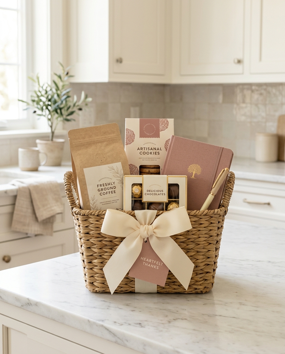 Coffee & Little Thoughts — gift basket by Jennifer's Gift Baskets